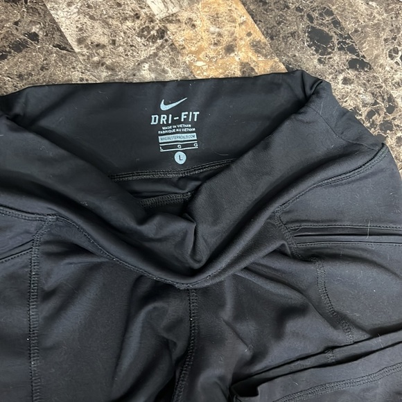 Nike dri fit black bootcut pants size L - Picture 2 of 6